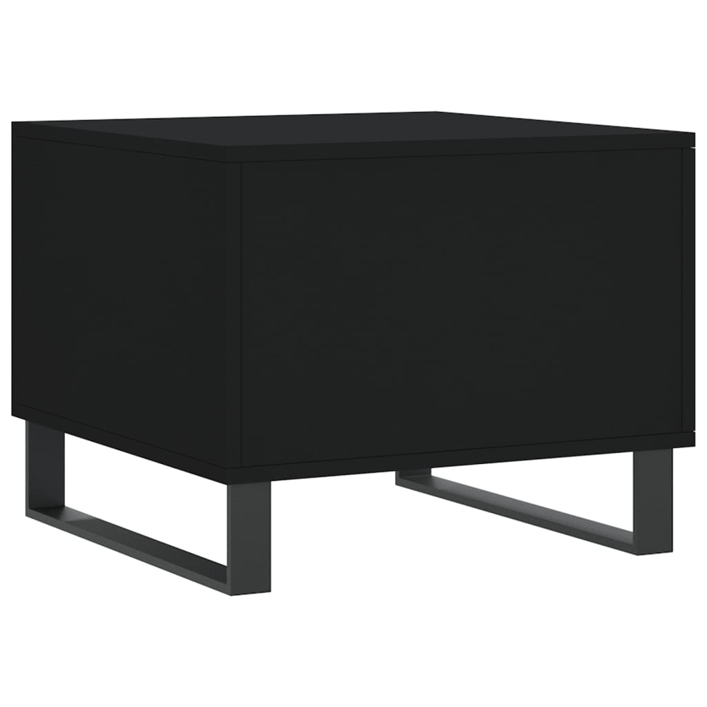 Table basse Noir 50x50x40 cm Bois d'ingénierie - XIOS