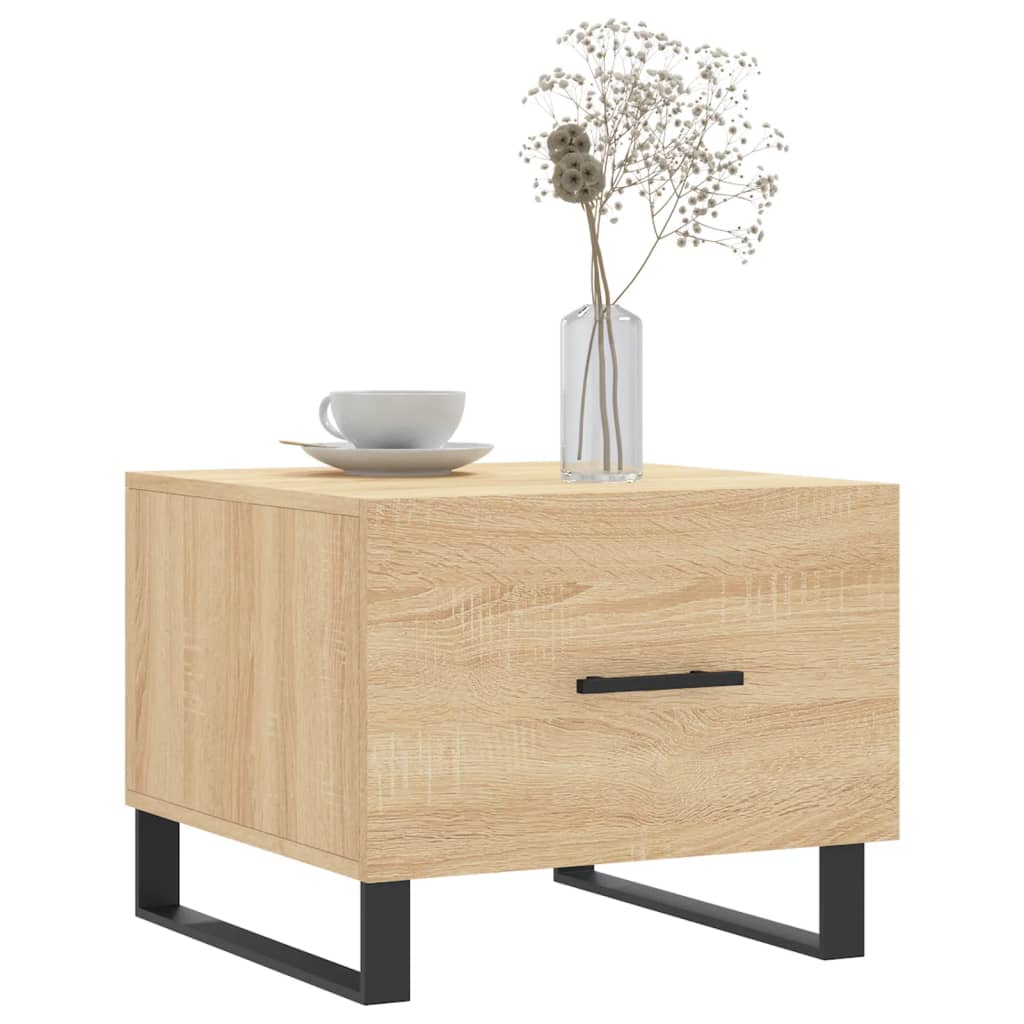 Tables basses 2 pcs chêne sonoma 50x50x40 cm bois d'ingénierie - XIOS