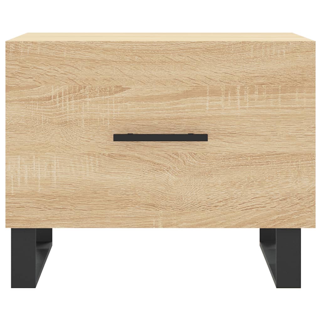 Tables basses 2 pcs chêne sonoma 50x50x40 cm bois d'ingénierie - XIOS