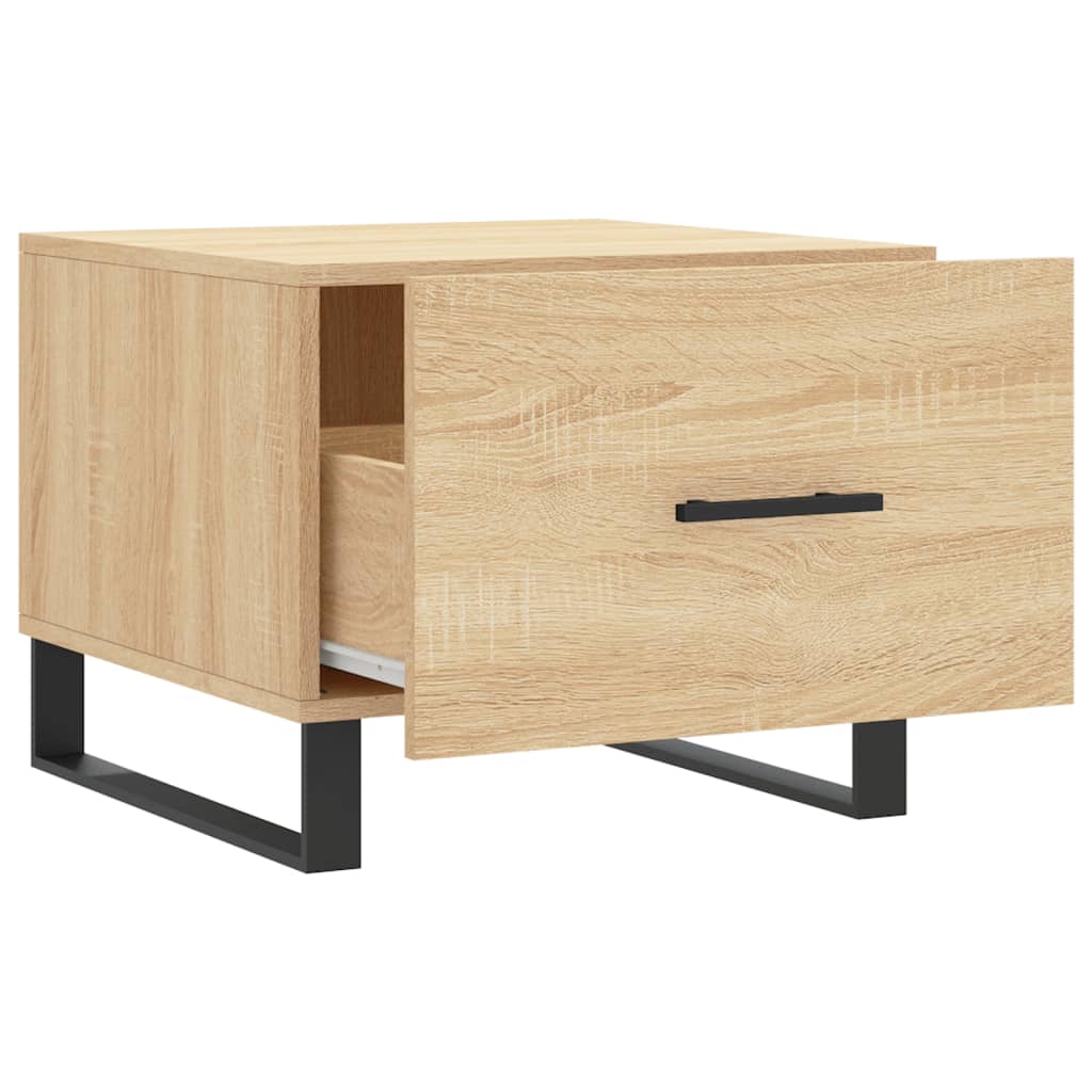Tables basses 2 pcs chêne sonoma 50x50x40 cm bois d'ingénierie - XIOS