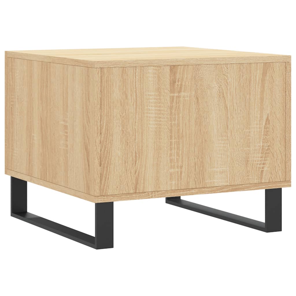 Tables basses 2 pcs chêne sonoma 50x50x40 cm bois d'ingénierie - XIOS