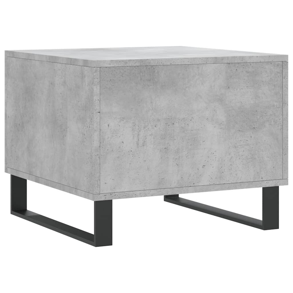 Tables basses 2 pcs gris béton 50x50x40 cm bois d'ingénierie - XIOS