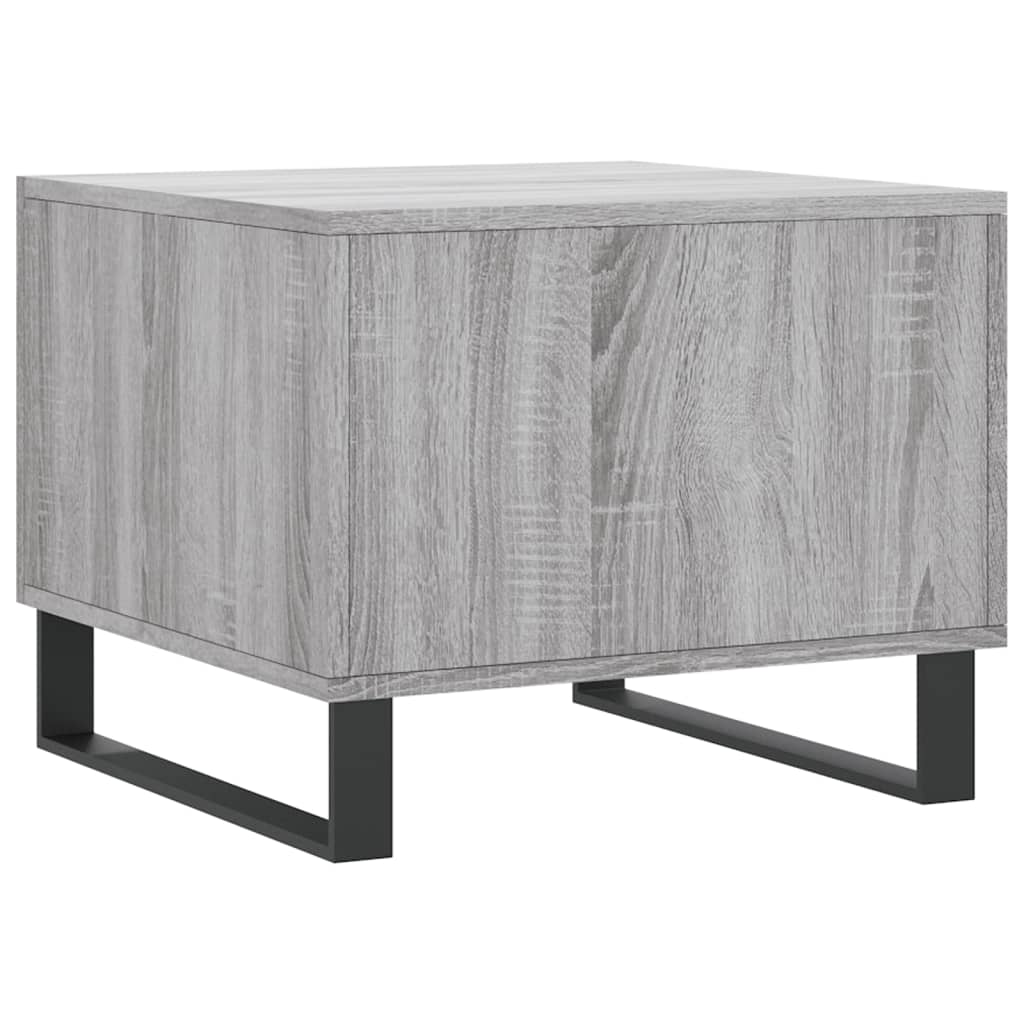 Table basse Sonoma gris 50x50x40 cm Bois d'ingénierie - XIOS