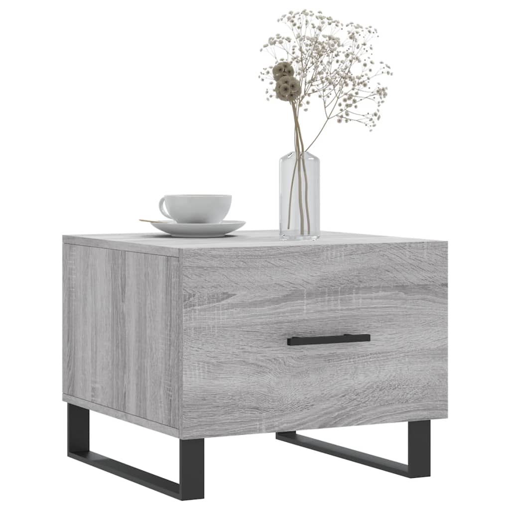 Tables basses 2 pcs sonoma gris 50x50x40 cm bois d'ingénierie - XIOS