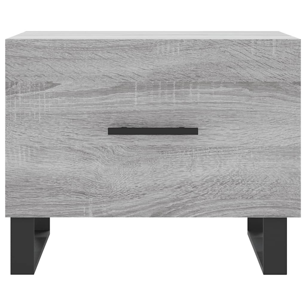 Tables basses 2 pcs sonoma gris 50x50x40 cm bois d'ingénierie - XIOS