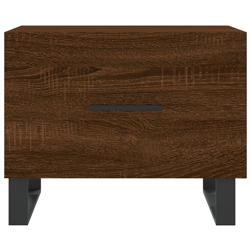 Tables basses 2 pcs chêne marron 50x50x40 cm bois d'ingénierie - XIOS