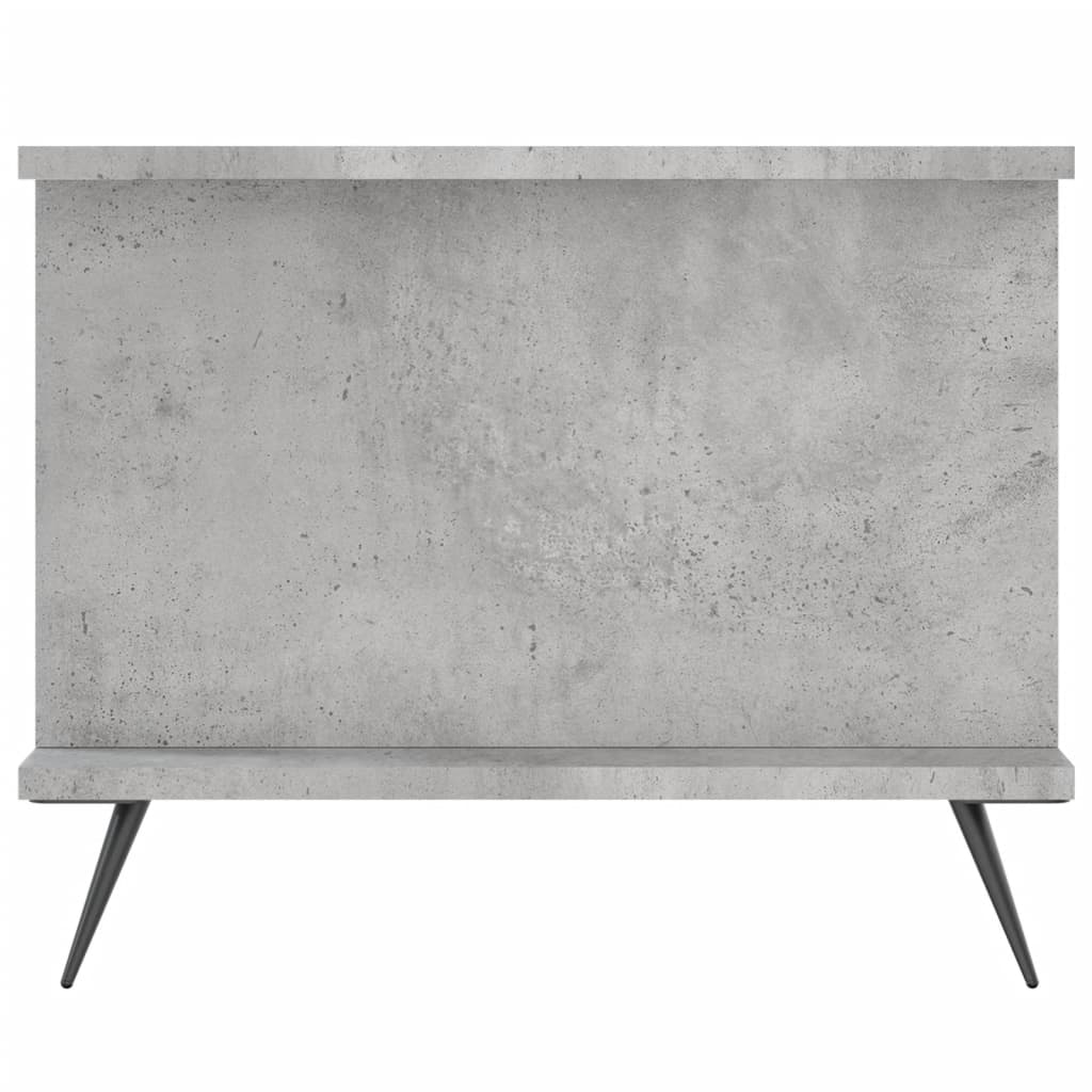 Table basse gris béton 90x50x40 cm bois d'ingénierie - XIOS