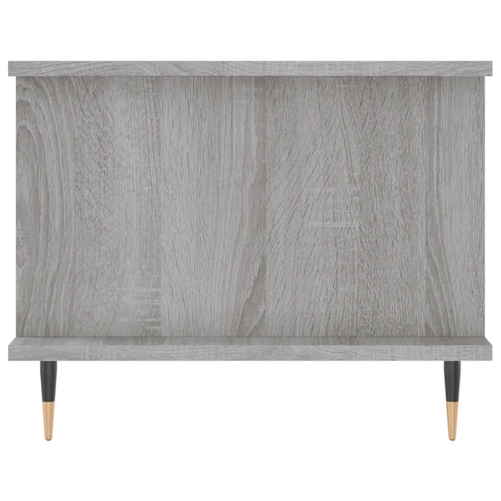 Table basse sonoma gris 90x50x40 cm bois d'ingénierie - XIOS