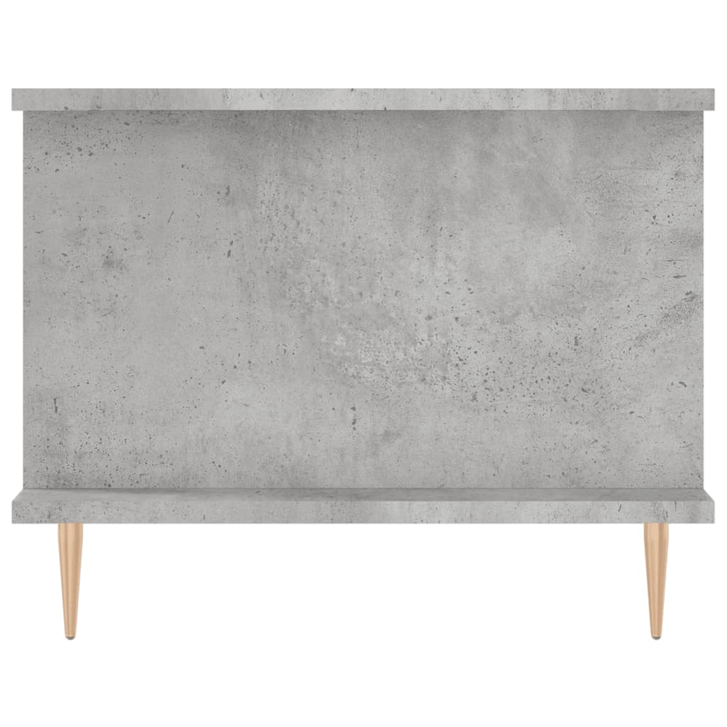 Table basse gris béton 90x50x40 cm bois d'ingénierie - XIOS