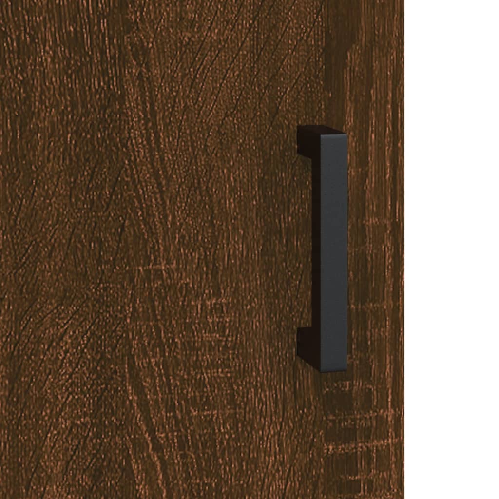 Table basse chêne marron 90x50x40 cm bois d'ingénierie - XIOS