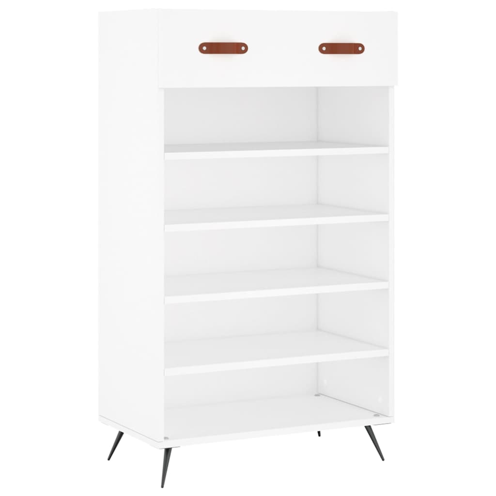 Armoire à chaussures blanc 60x35x105 cm bois d'ingénierie - XIOS