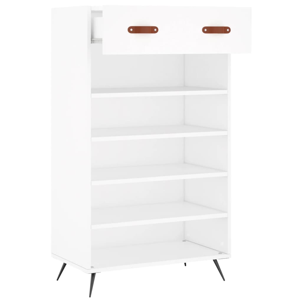 Armoire à chaussures blanc 60x35x105 cm bois d'ingénierie - XIOS