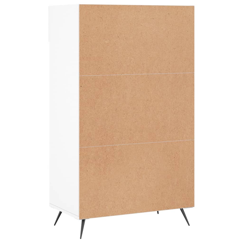 Armoire à chaussures blanc 60x35x105 cm bois d'ingénierie - XIOS