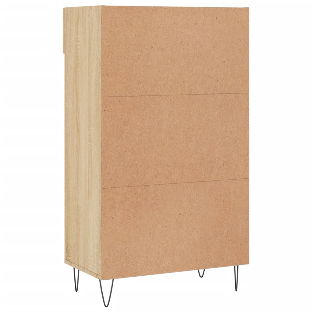 Armoire à chaussures chêne sonoma 60x35x105cm bois d'ingénierie - XIOS