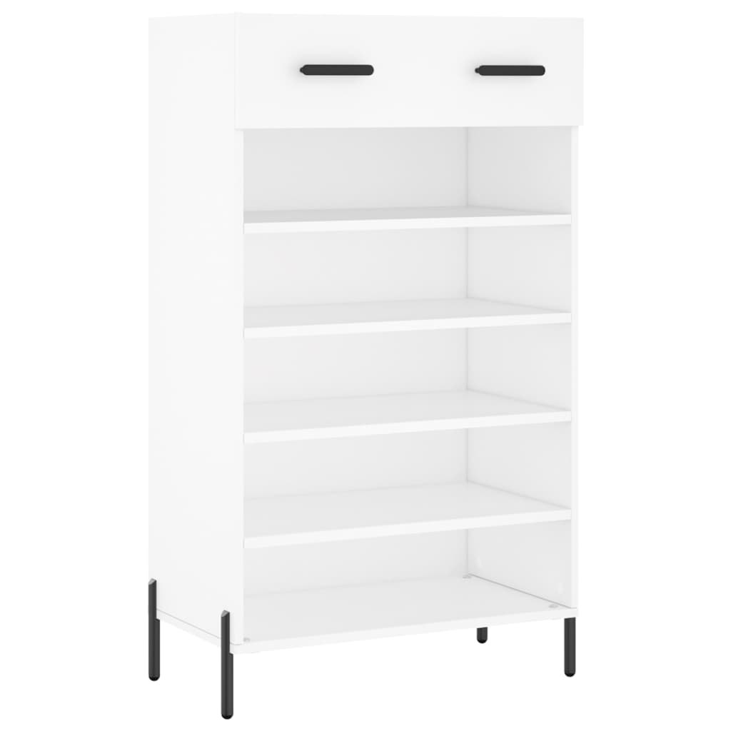 Armoire à chaussures blanc 60x35x105 cm bois d'ingénierie Armoires & meubles de rangement vidaXL