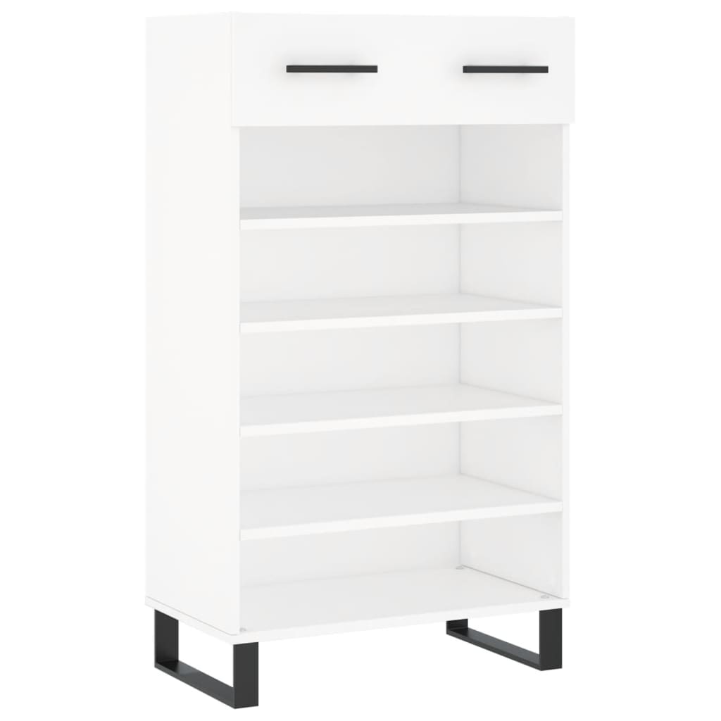 Armoire à chaussures blanc 60x35x105 cm bois d'ingénierie Armoires & meubles de rangement vidaXL