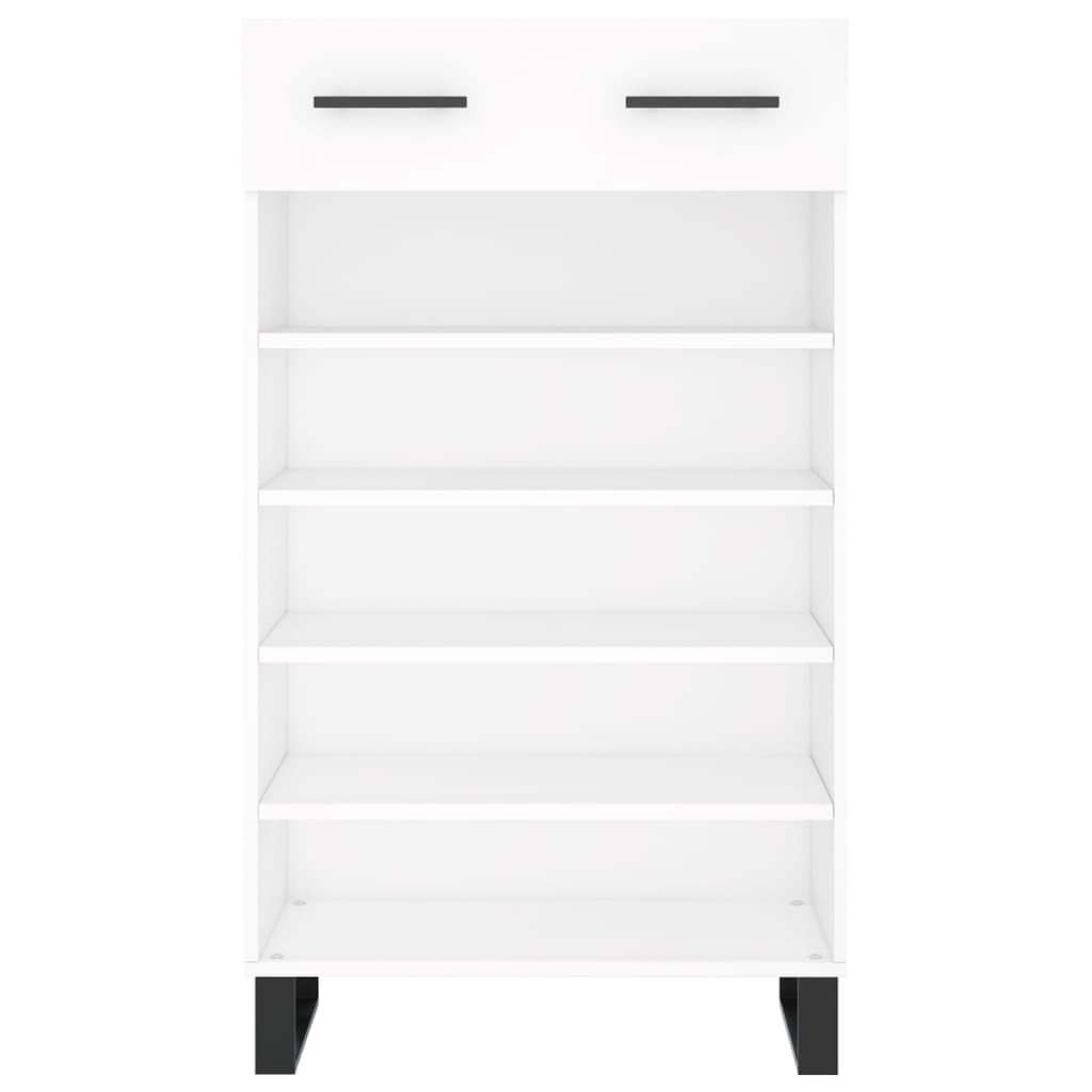 Armoire à chaussures blanc 60x35x105 cm bois d'ingénierie Armoires & meubles de rangement vidaXL