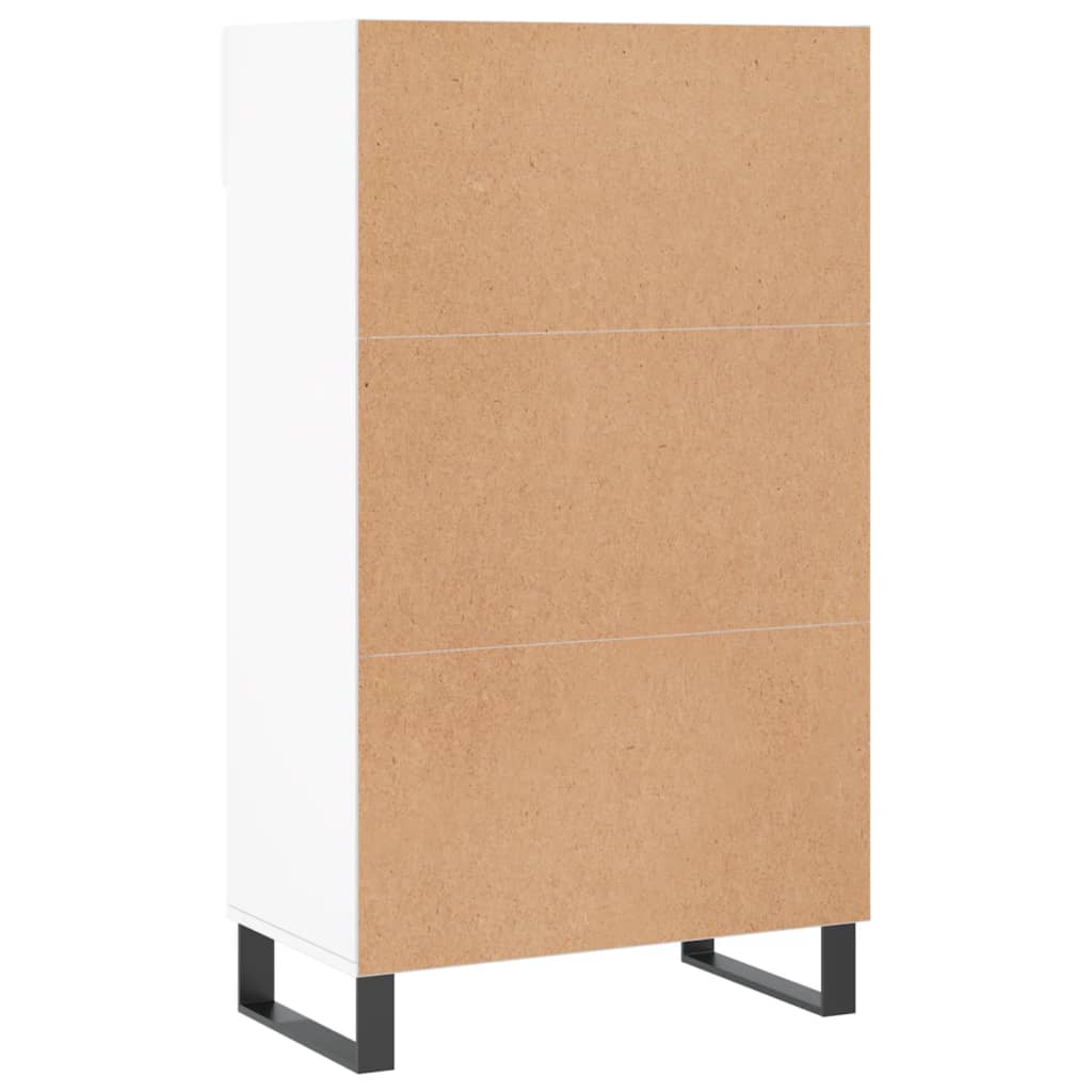 Armoire à chaussures blanc 60x35x105 cm bois d'ingénierie Armoires & meubles de rangement vidaXL