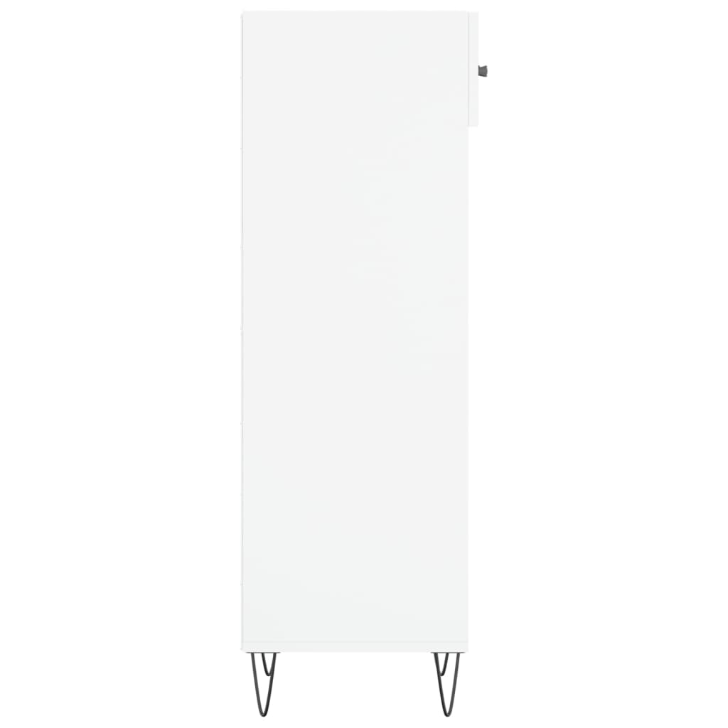 Armoire à chaussures blanc 30x35x105 cm bois d'ingénierie Armoires & meubles de rangement vidaXL