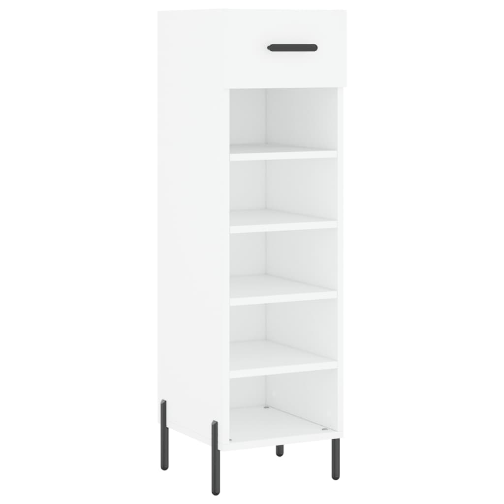 Armoire à chaussures blanc 30x35x105 cm bois d'ingénierie - XIOS