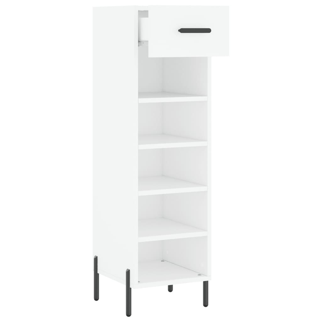 Armoire à chaussures blanc 30x35x105 cm bois d'ingénierie - XIOS