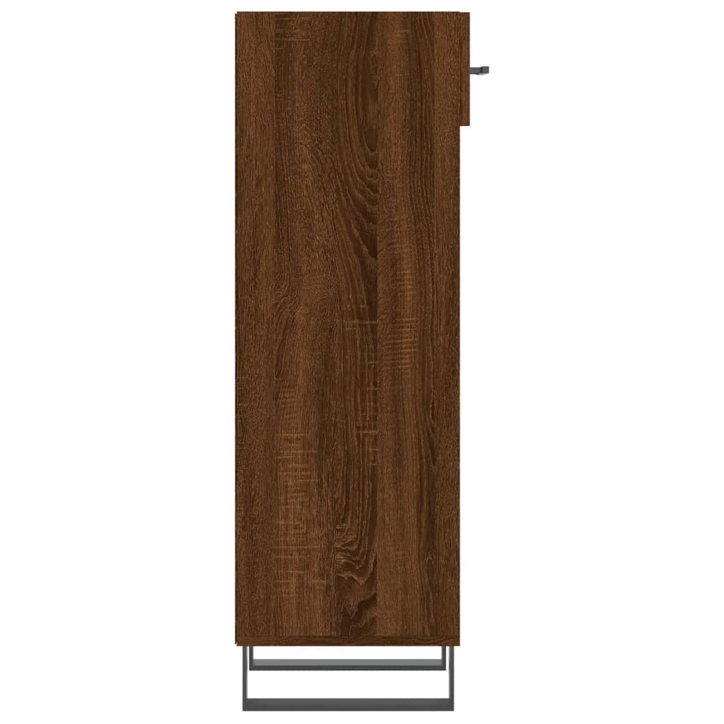 Meuble à chaussures chêne marron 30x35x105 cm bois d'ingénierie Armoires & meubles de rangement vidaXL