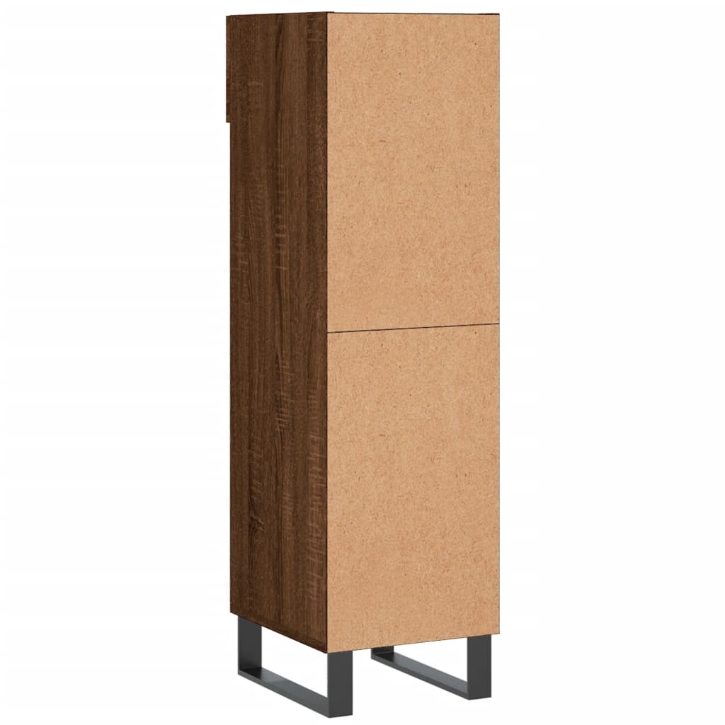 Meuble à chaussures chêne marron 30x35x105 cm bois d'ingénierie Armoires & meubles de rangement vidaXL