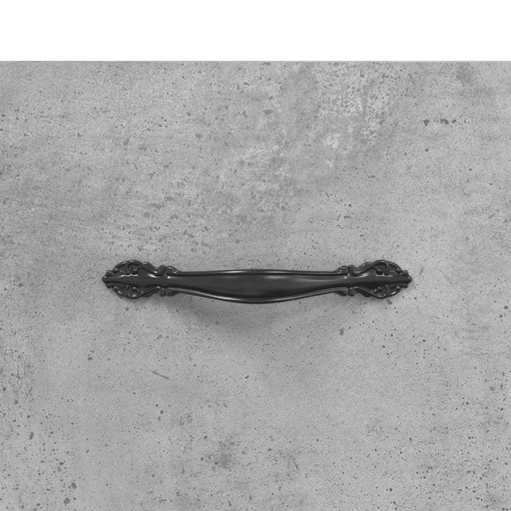 Buffet haut gris béton 69,5x31x115 cm bois d'ingénierie - XIOS