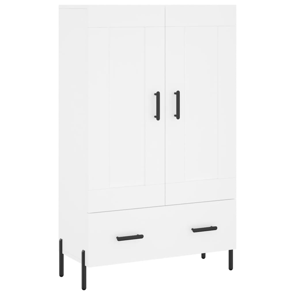 Buffet haut blanc 69,5x31x115 cm bois d'ingénierie - XIOS
