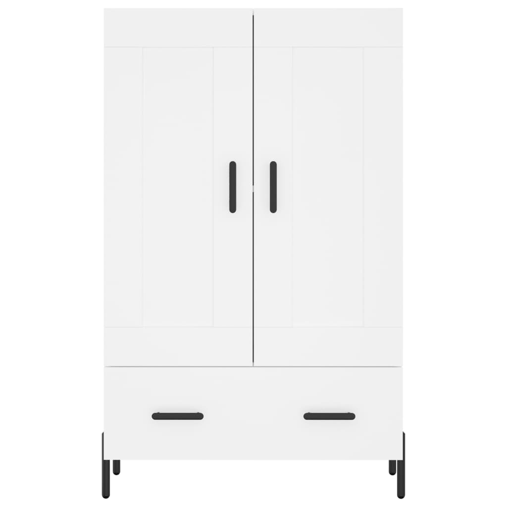 Buffet haut blanc 69,5x31x115 cm bois d'ingénierie - XIOS