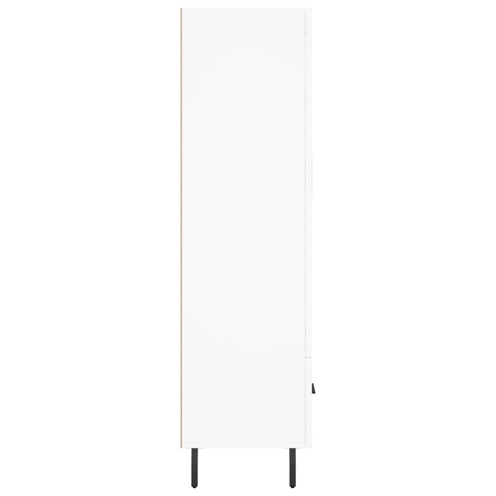 Buffet haut blanc 69,5x31x115 cm bois d'ingénierie - XIOS