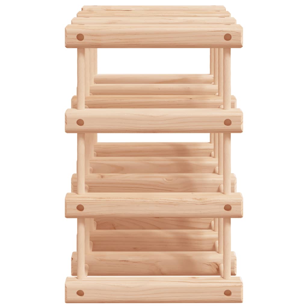 Casier à vin pour 12 bouteilles 36x23x36 cm bois massif de pin - XIOS