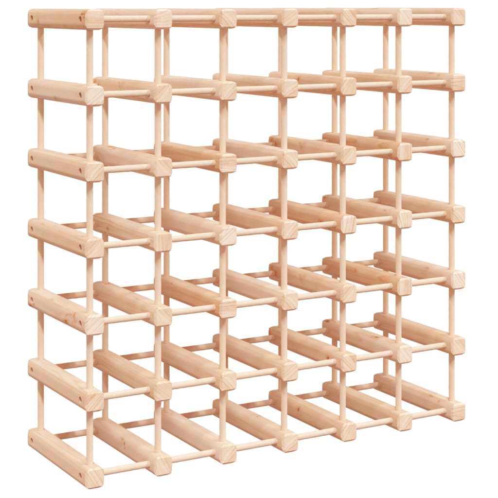 Casier à vin pour 42 bouteilles 68,5x23x68,5 cm pin massif - XIOS
