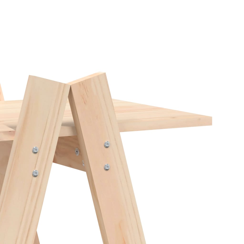 Étagère 5 niveaux en forme de A 110x40x180,5 cm bois pin massif - XIOS