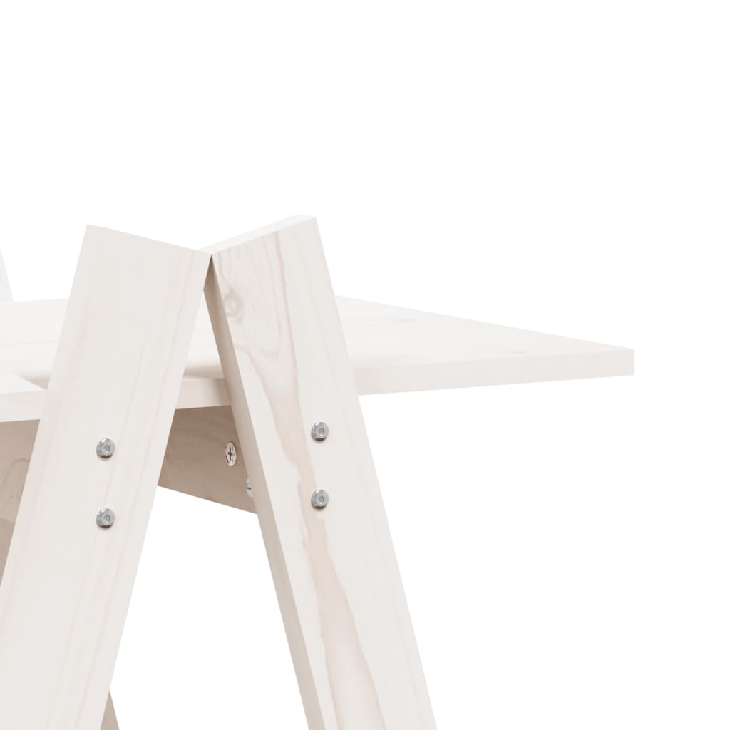Étagère 5 niveaux en forme de A 110x40x180,5 cm bois pin massif - XIOS