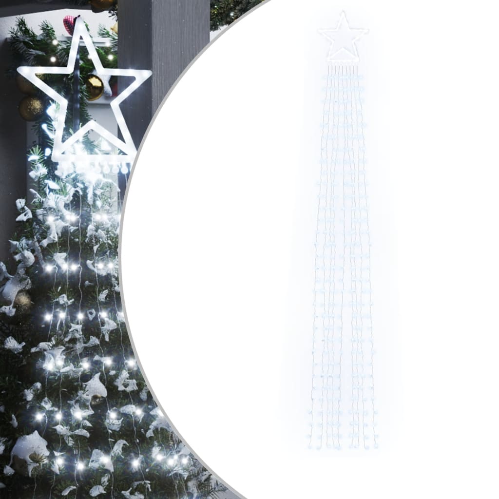 Guirlande de sapin de Noël 320 LED blanc froid 375 cm - XIOS