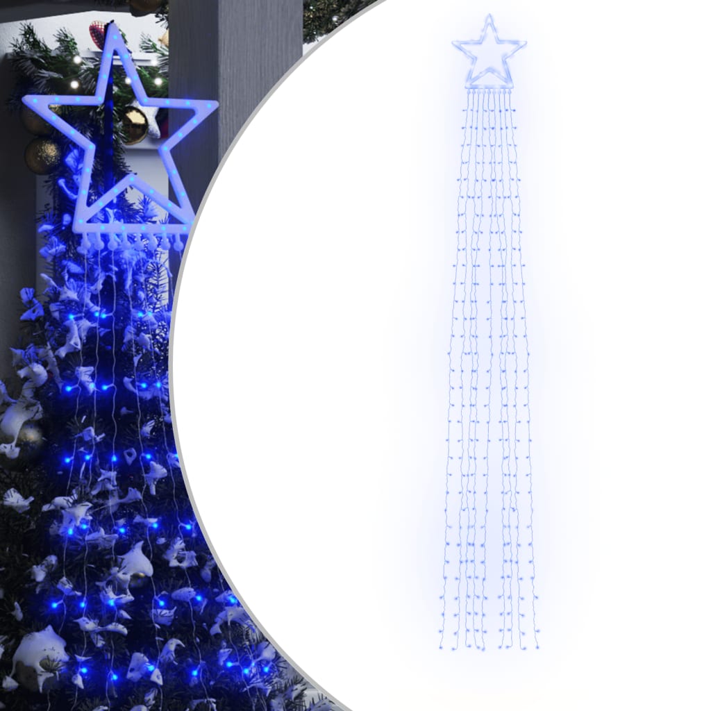 Guirlande de sapin de Noël 320 LED bleu 375 cm - XIOS