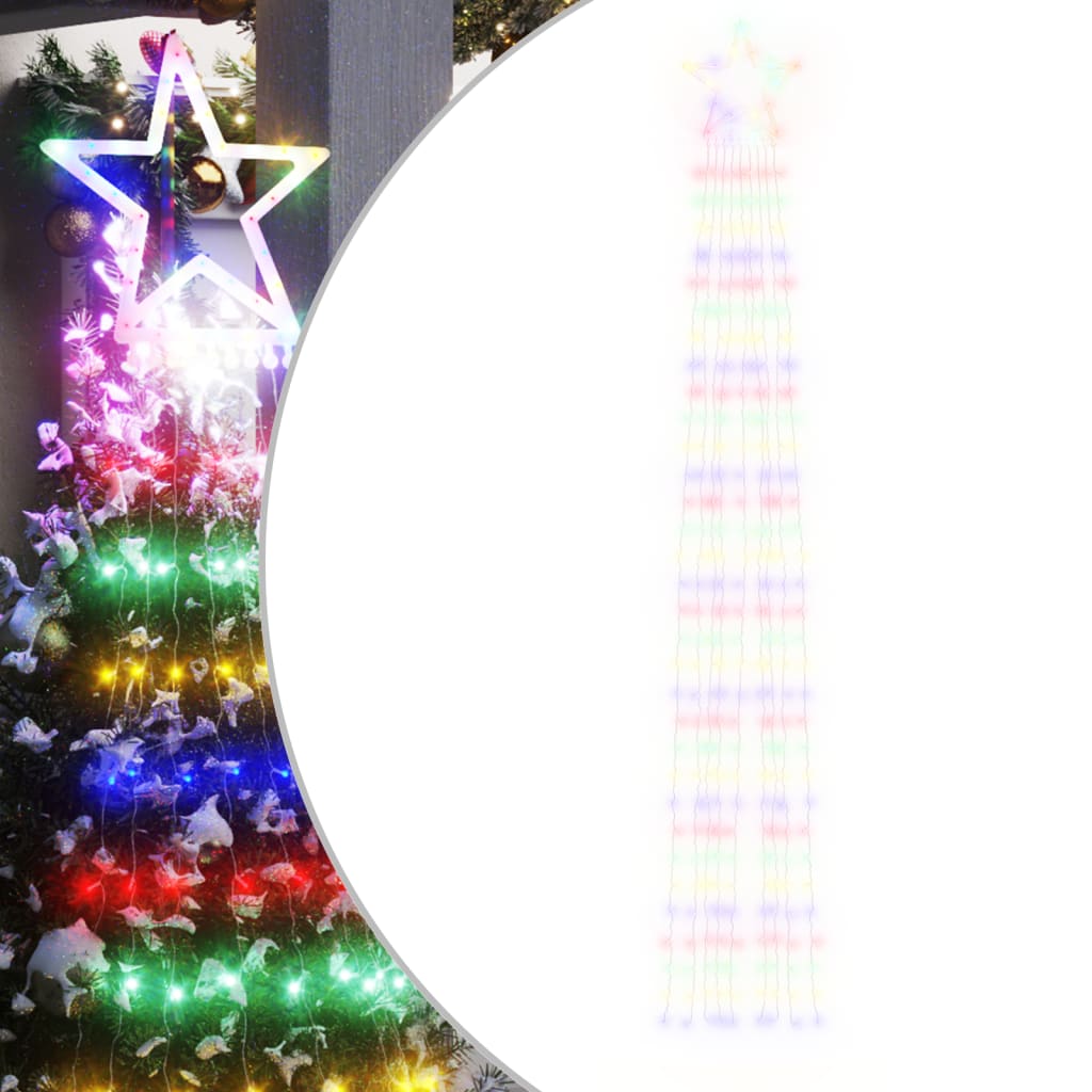 Guirlande de sapin de Noël 320 LED colorées 375 cm - XIOS
