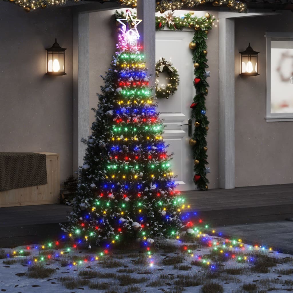 Guirlande de sapin de Noël 320 LED colorées 375 cm - XIOS
