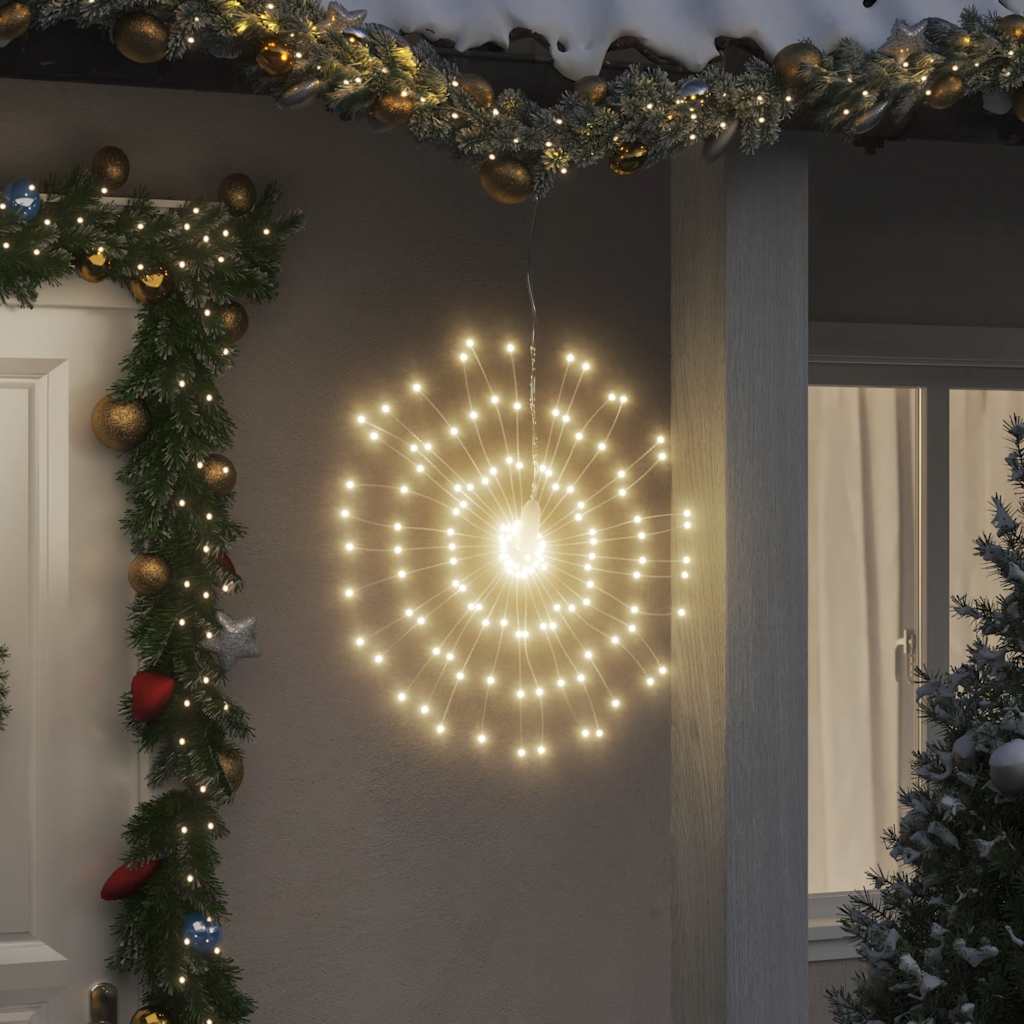 Étoile rayonnante de Noël 140 LED blanc chaud 17 cm - XIOS