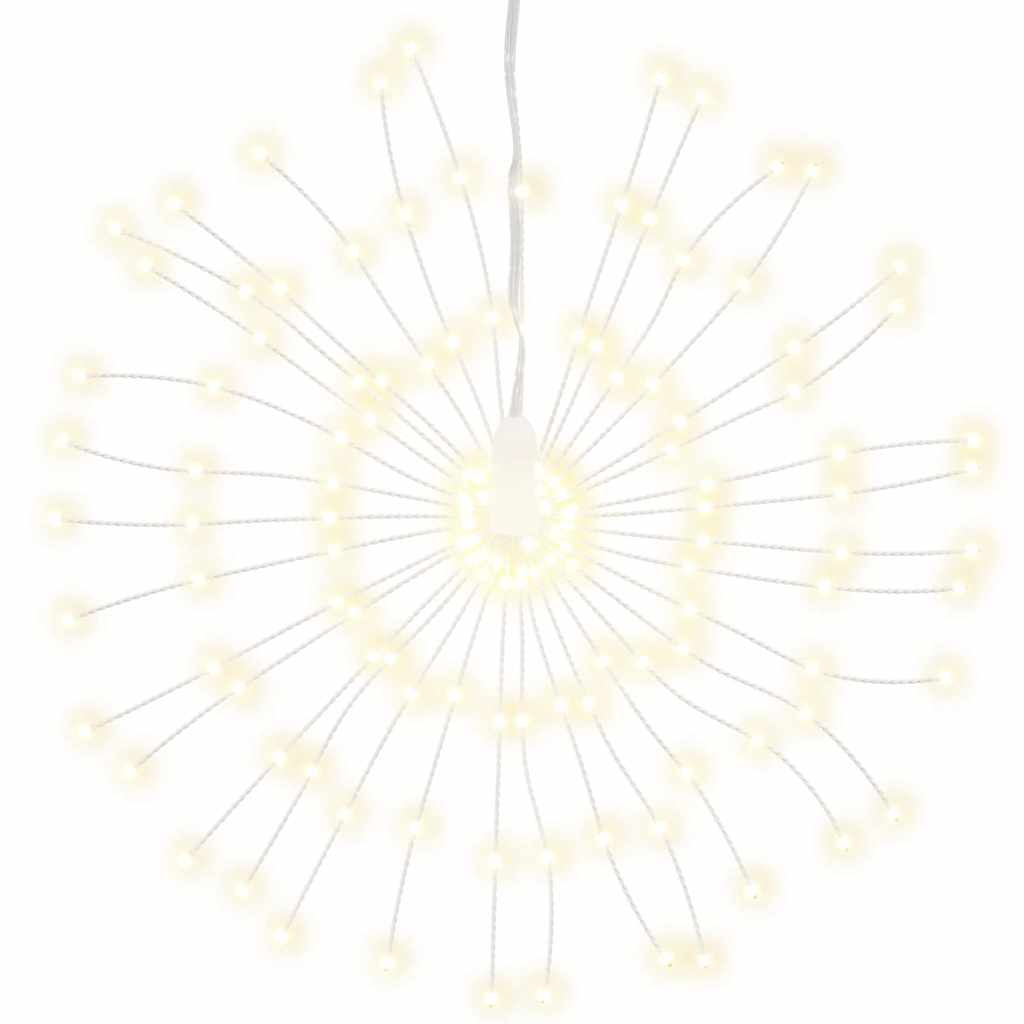 Étoile rayonnante de Noël 140 LED 4 pcs blanc chaud 17 cm - XIOS
