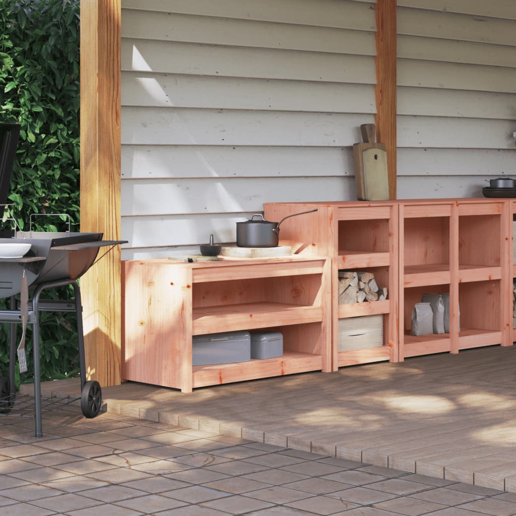 Armoires de cuisine d'extérieur MEPPEL 2 pcs bois massif douglas - XIOS