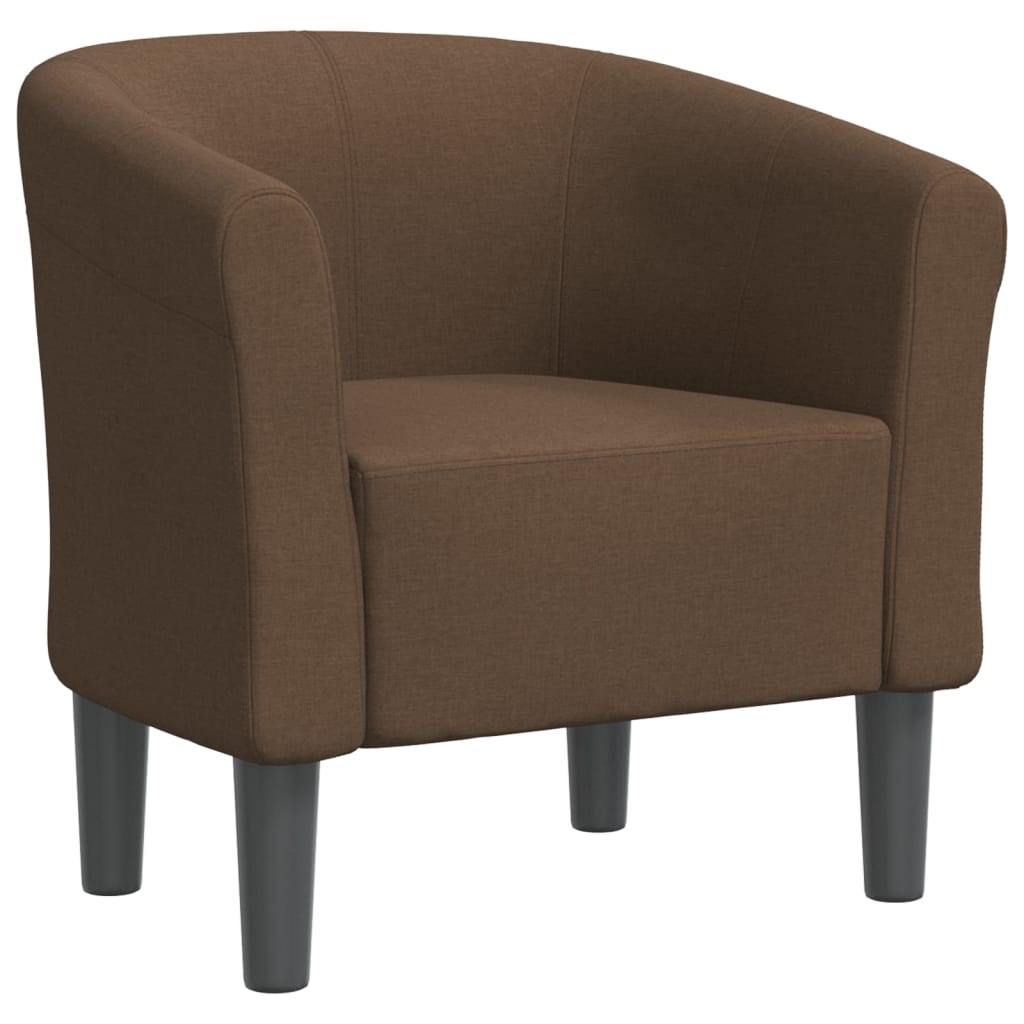 Chaise cabriolet marron tissu - XIOS