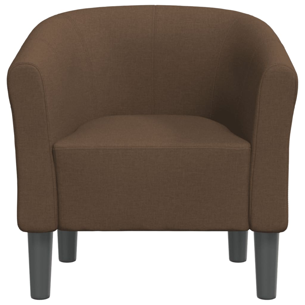 Chaise cabriolet marron tissu - XIOS