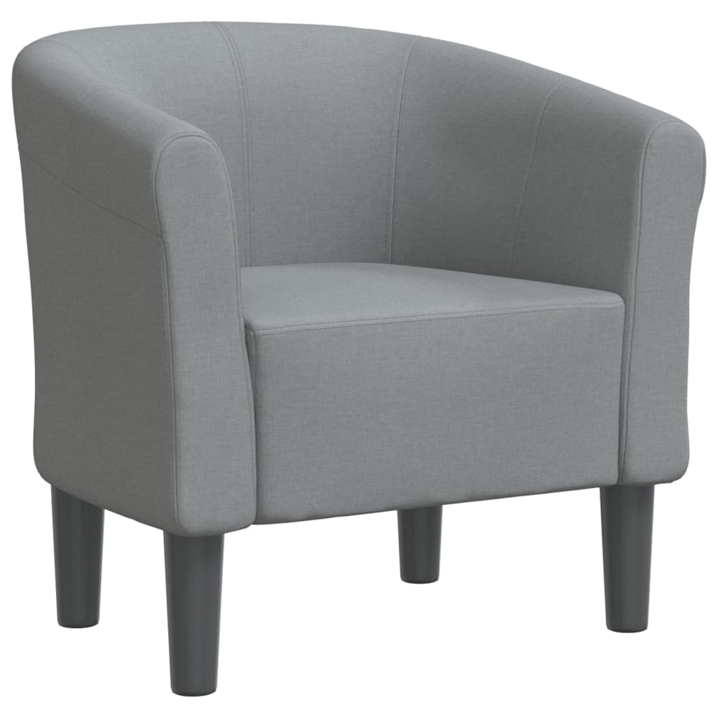 Fauteuil cabriolet gris clair tissu - XIOS