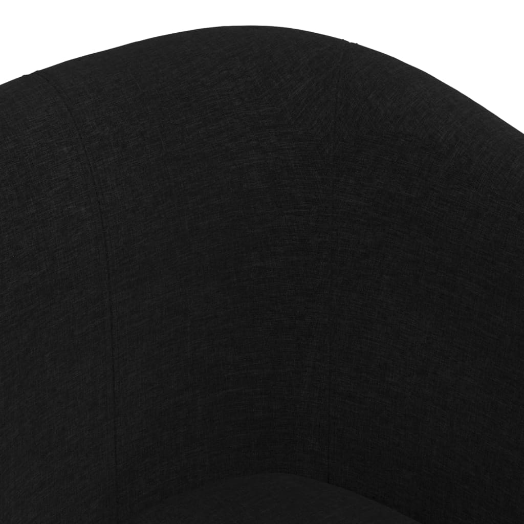 Fauteuil cabriolet noir tissu - XIOS