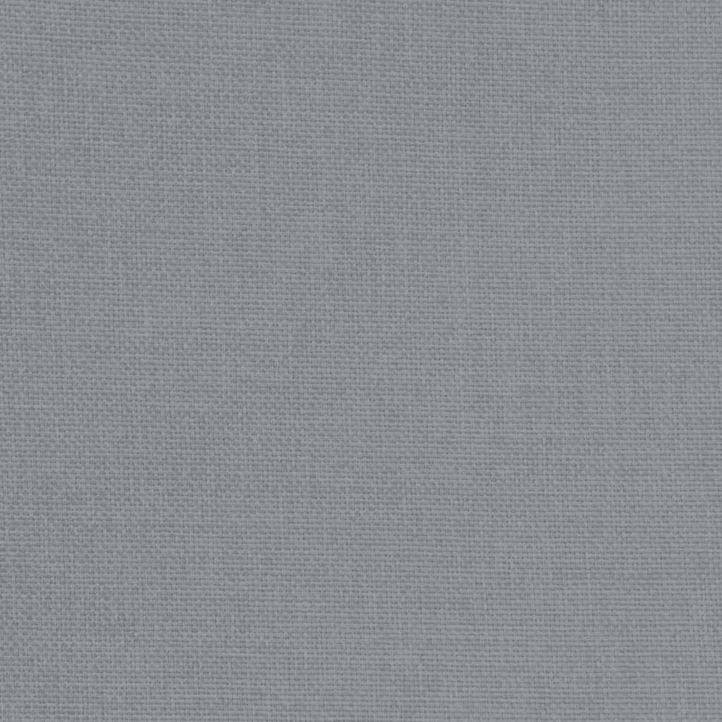 Chaise cabriolet avec repose-pied gris clair tissu - XIOS