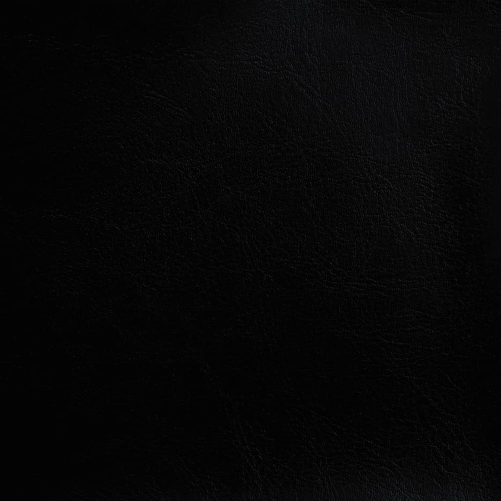 Chaise cabriolet noir similicuir