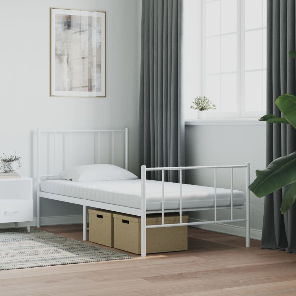 Matelas en mousse blanc 90 x 190 cm, 7 zones, dureté 20 ILD - XIOS