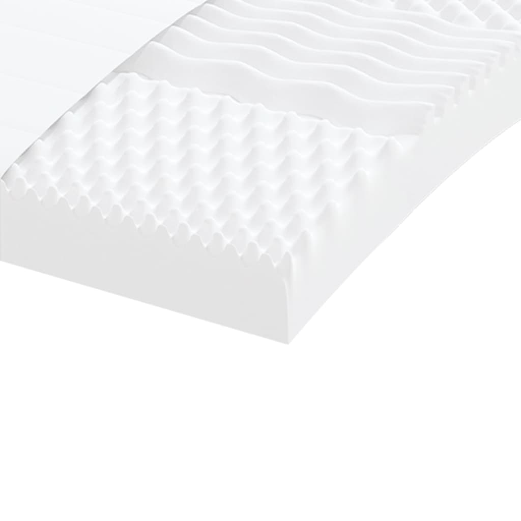 Matelas en mousse 2 pcs blanc 80x200 cm 7 zones dureté 20 ILD - XIOS